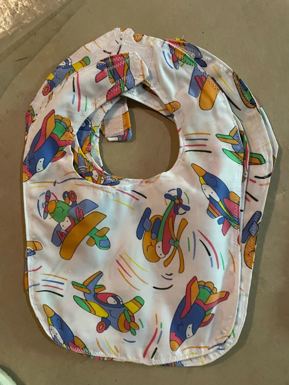 Disney Baby Bibs Set - Red, White, Blue, Purple Prints